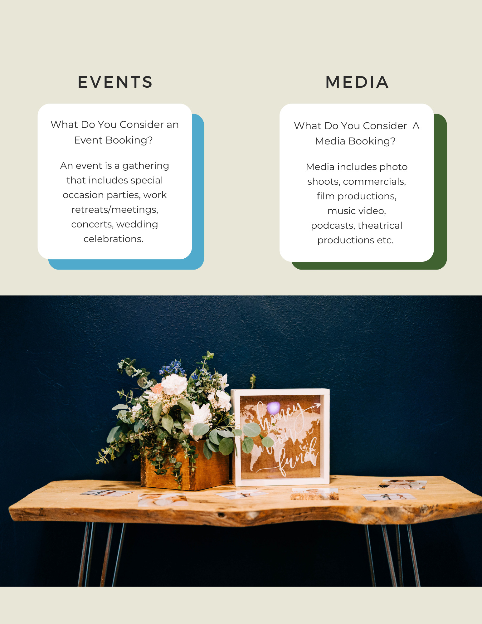 Event and Media Pricing